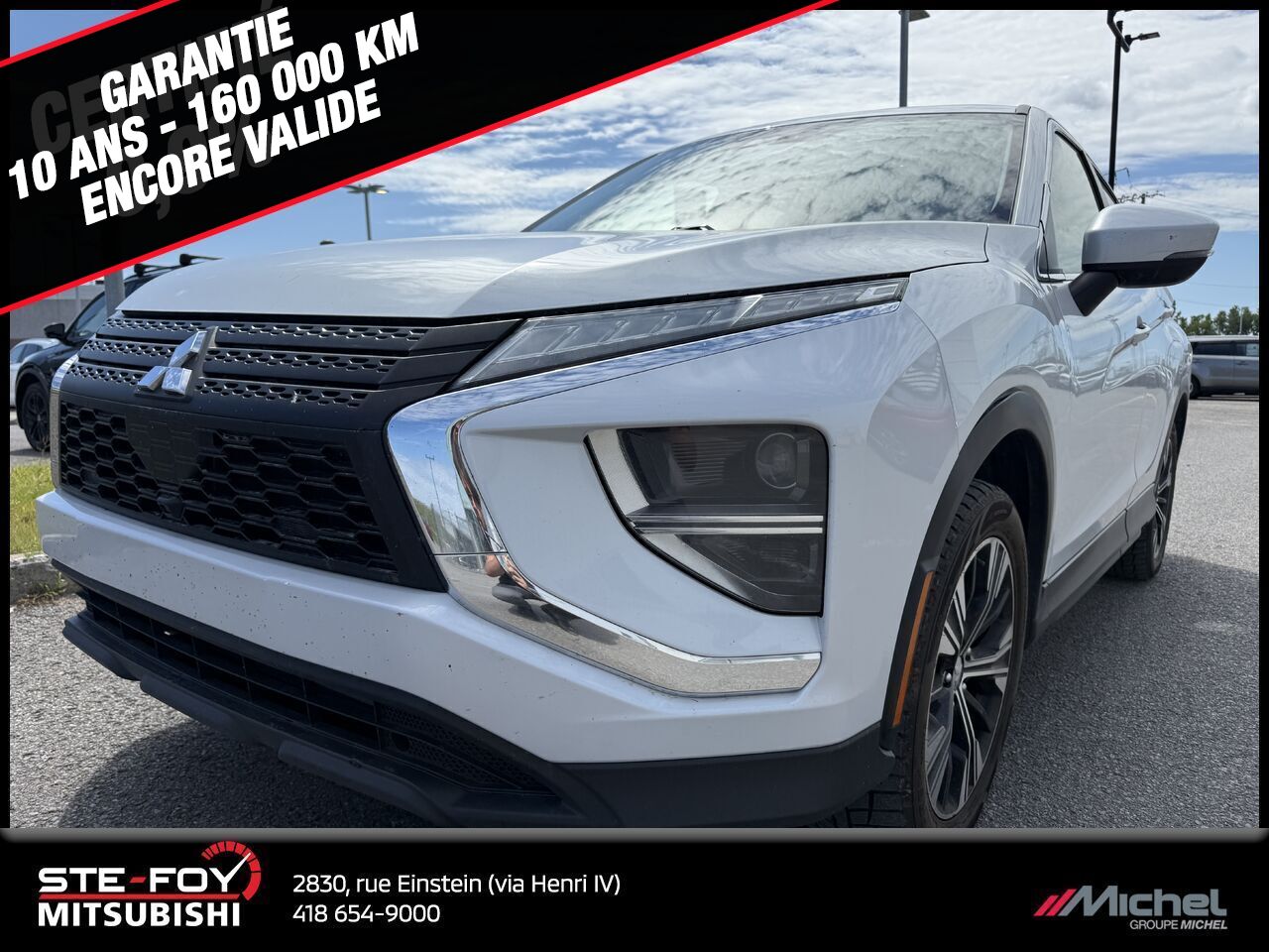 2022 Mitsubishi Eclipse Cross ES AWD, CAMÉRA DE RECUL, APPLE CARPLAY White Quebec city - photo #0
