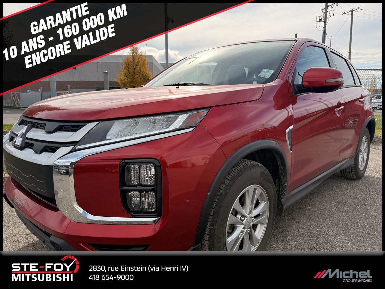 Mitsubishi RVR SE AWD, SIÈGES CHAUFANTS, VOLANT CHAUFFANT 2024 Rouge Ville de Québec - photo #0