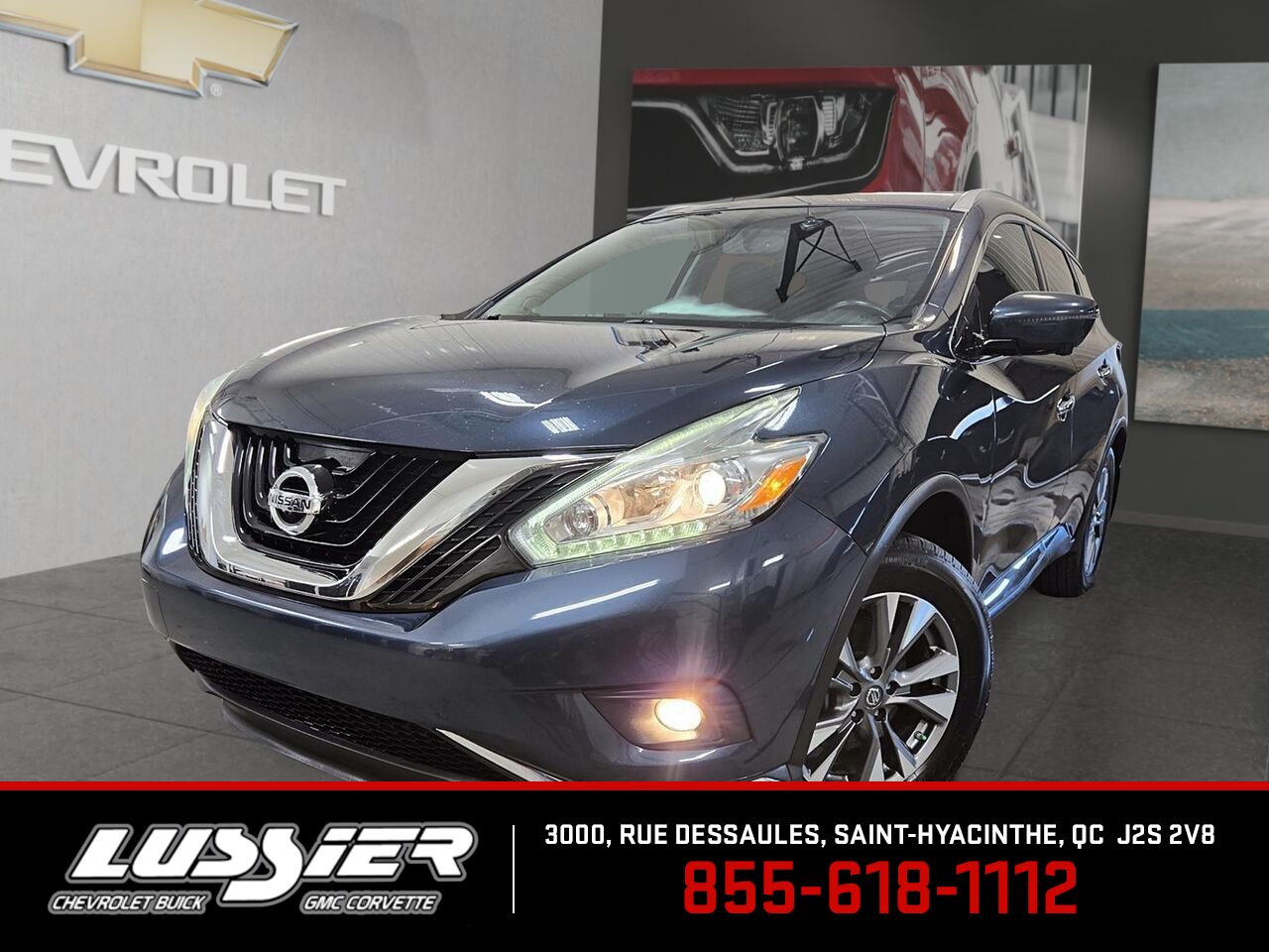 Blue 2016 Nissan Murano SL AWD SUV / Crossover All-Wheel Drive Continuously Variable Transmission