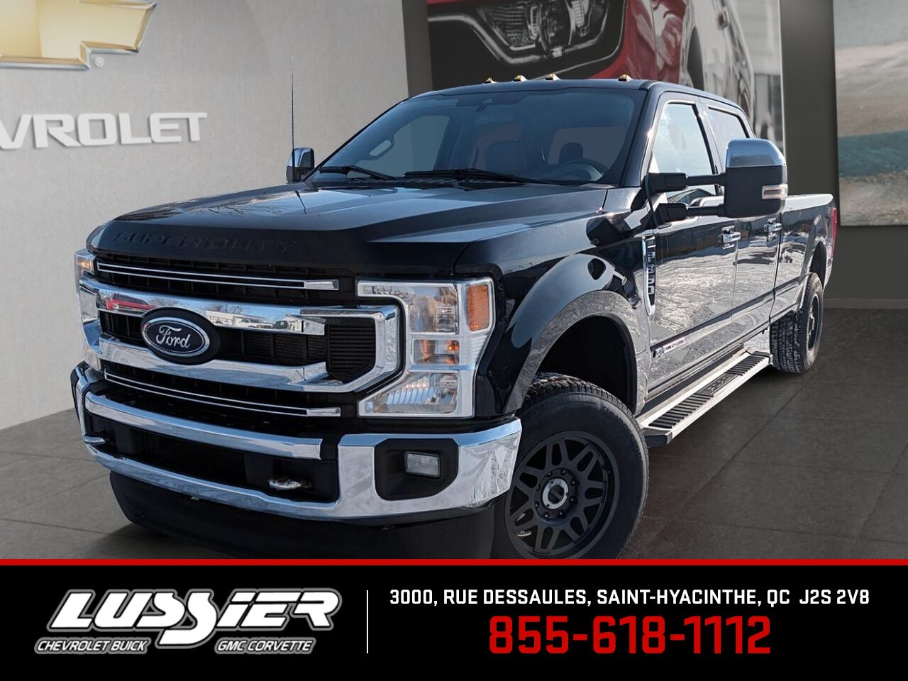 Black 2022 Ford F-350 Super Duty XL Crew Cab LB 4WD Pickup Truck Four-Wheel Drive Automatic