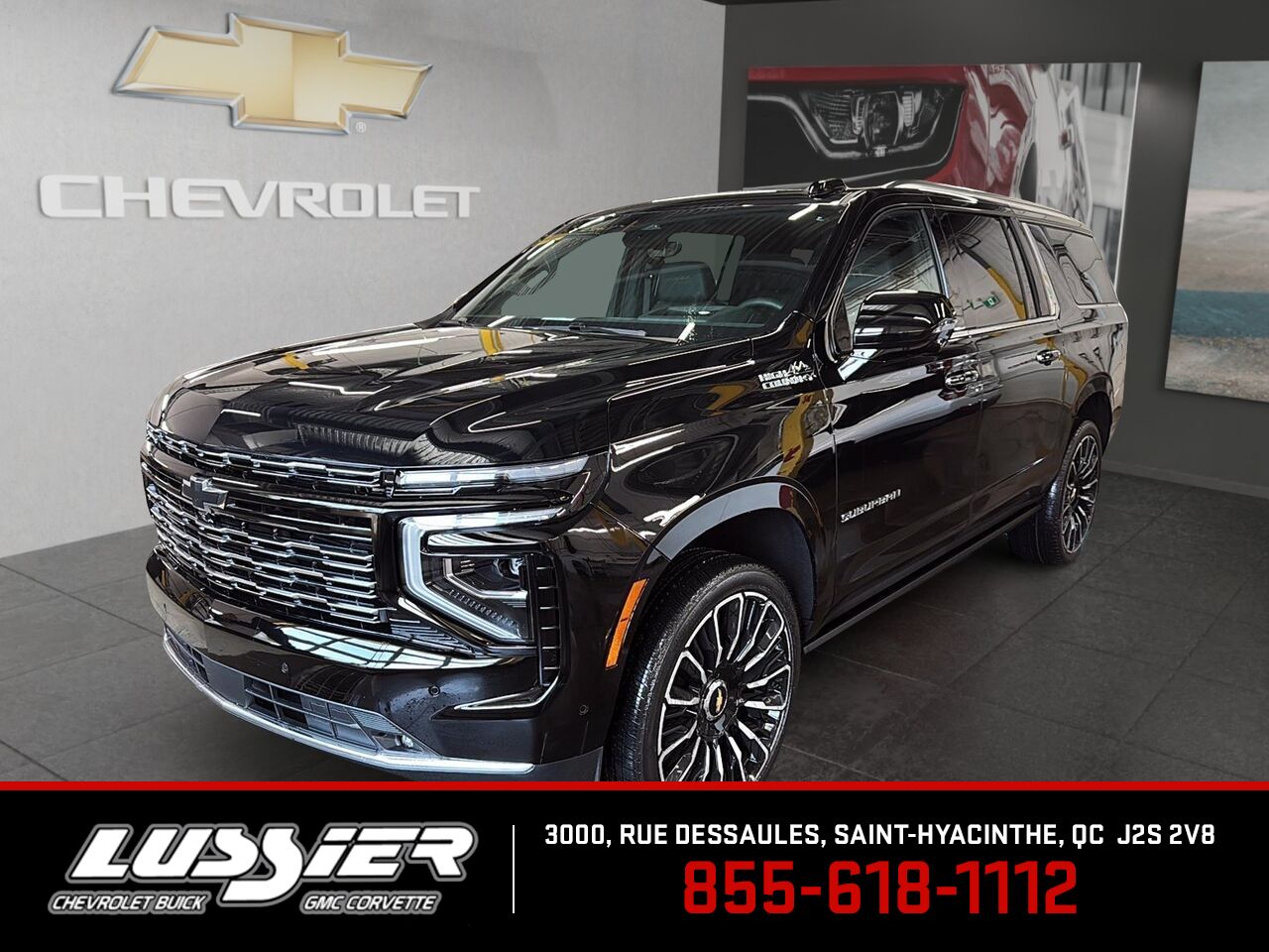 Black 2026 Chevrolet Suburban High Country 4WD SUV / Crossover Four-Wheel Drive Automatic