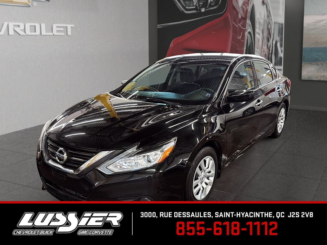 Black 2016 Nissan Altima 2.5 S Sedan Front-Wheel Drive Continuously Variable Transmission