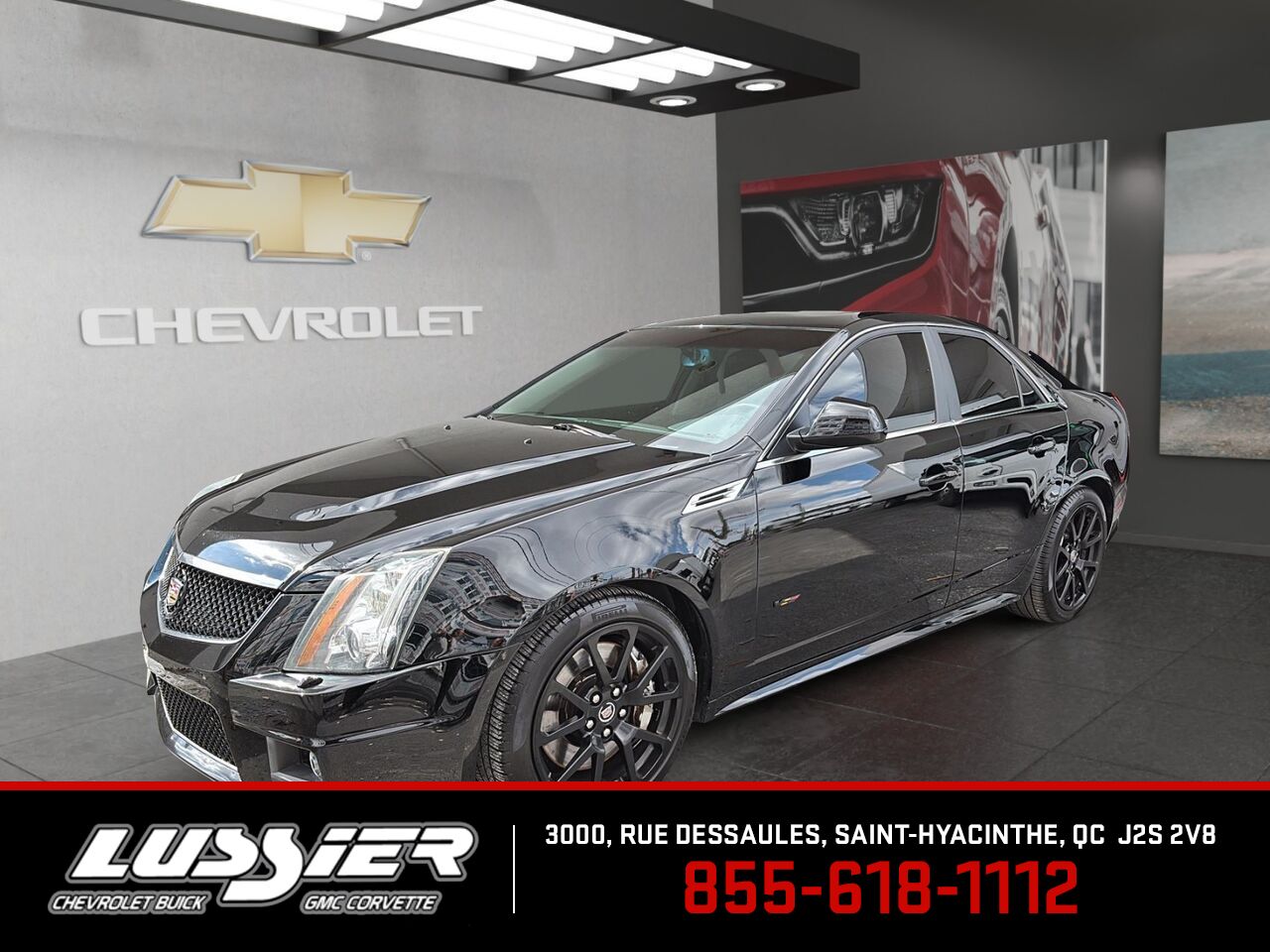 Black 2010 Cadillac CTS-V Sedan Rear-Wheel Drive Automatic