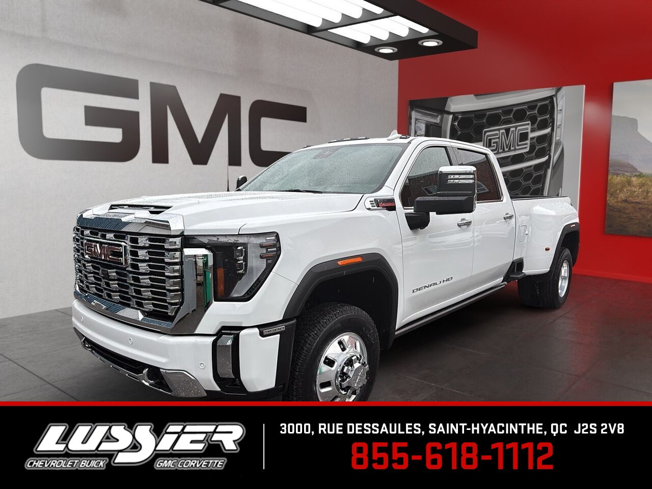 White 2026 GMC Sierra 3500HD Pickup Truck Four-Wheel Drive Automatic
