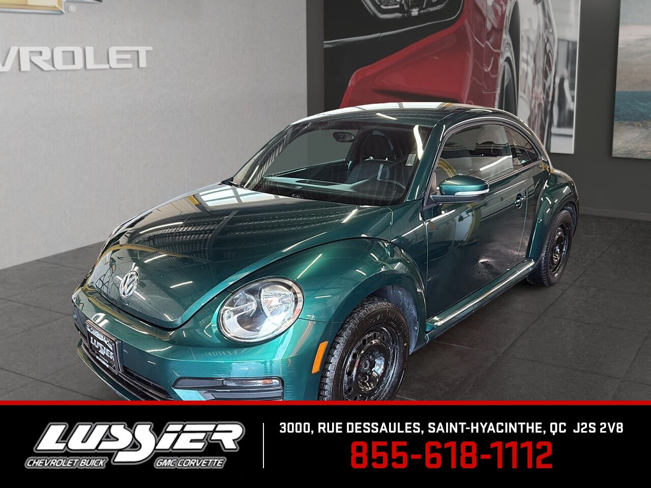 Green (VERT FORET META) 2017 Volkswagen Beetle Hatchback Front-Wheel Drive Automatic