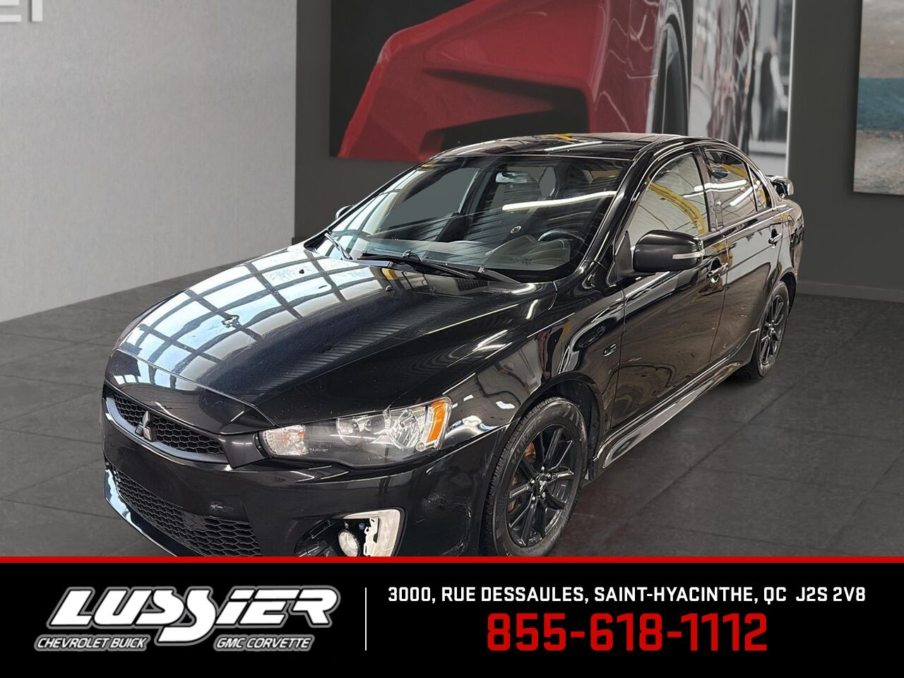 Black 2017 Mitsubishi Lancer Sedan  Manual