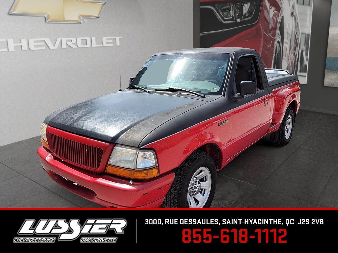 Red (TEINTE ROUGE CA) 1998 Ford Ranger Pickup Truck Automatic