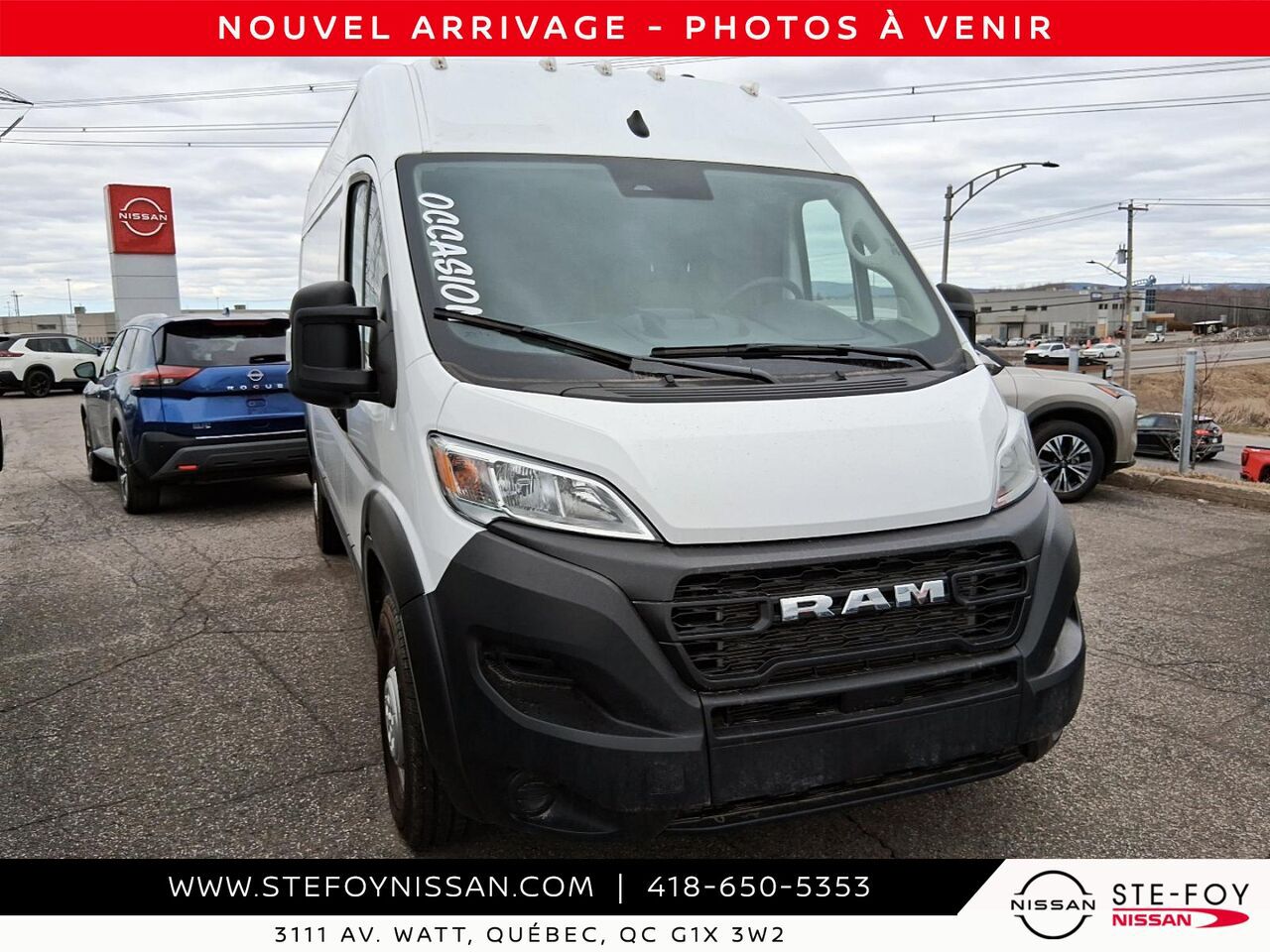 Ram ProMaster fourgonnette utilitaire 2023 Blanc Ste-Foy - photo #0