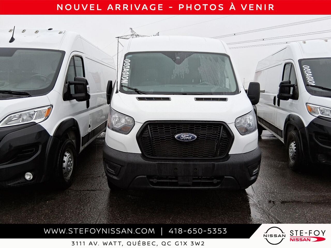 Ford Transit fourgon utilitaire toit moyen 2024 Blanc Ste-Foy - photo #0