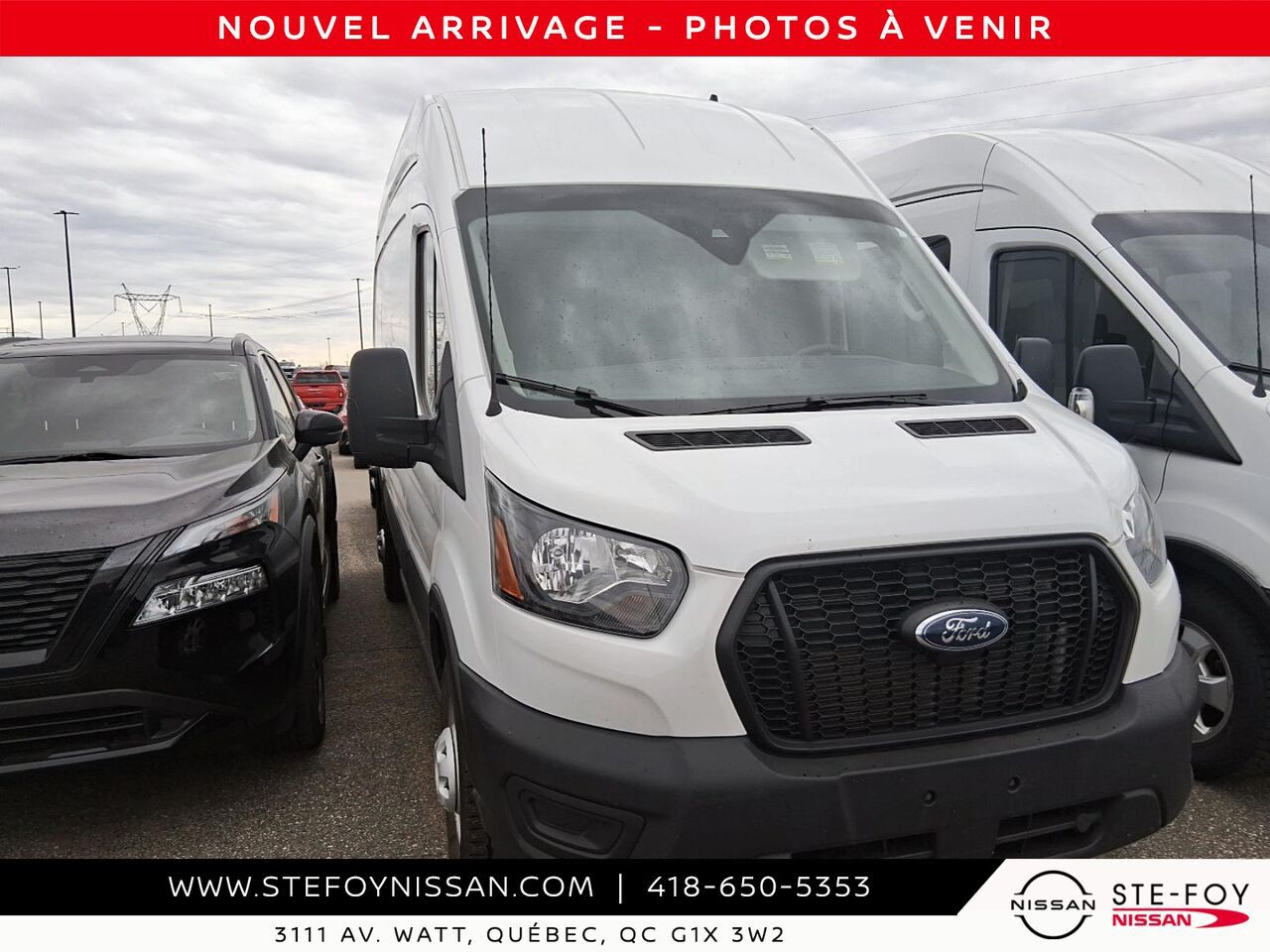 2024 Ford Transit T-250 TI toit sur&eacute;lev&eacute; White Ste-Foy - photo #0