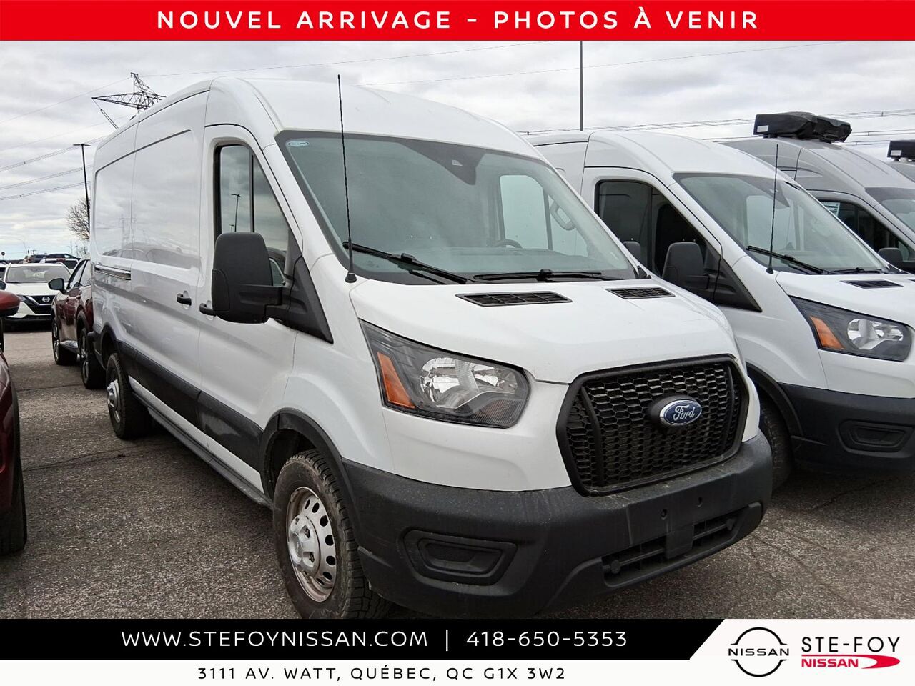 2024 Ford Transit T-250 TI toit moyen White Ste-Foy - photo #0