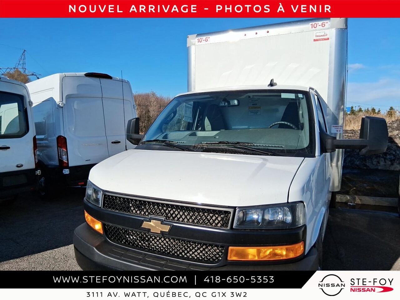 Chevrolet Fourgonnette commerciale tronqu&eacute;e Express 2025 Blanc Ste-Foy - photo #0