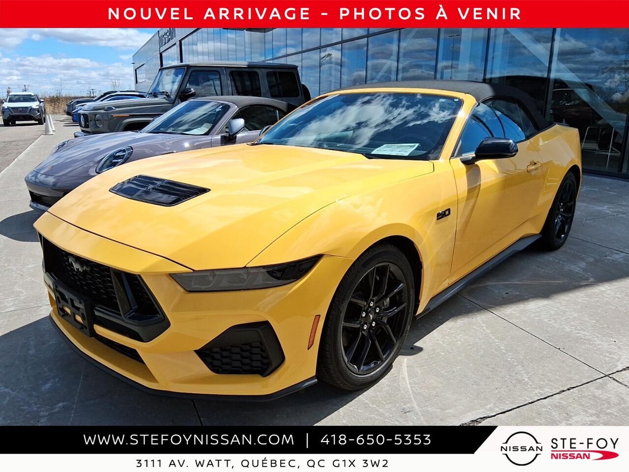 2024 Ford Mustang Yellow Ste-Foy - photo #0
