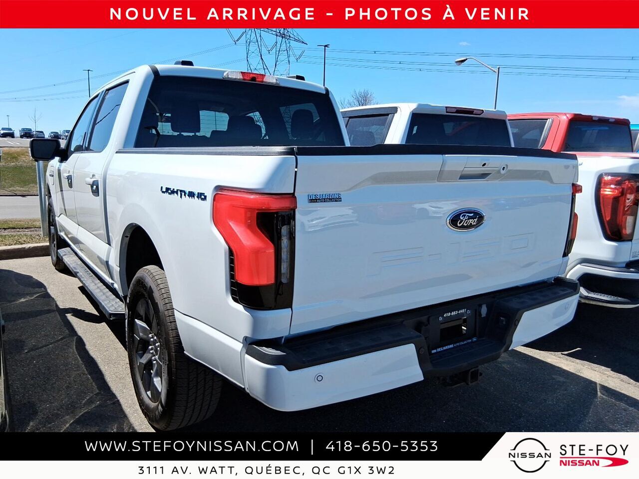Ford F-150 Lightning 2023 Blanc Ste-Foy - photo #0