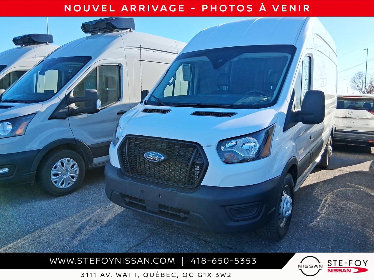 Ford Transit fourgon utilitaire 2023 Blanc Ste-Foy - photo #0