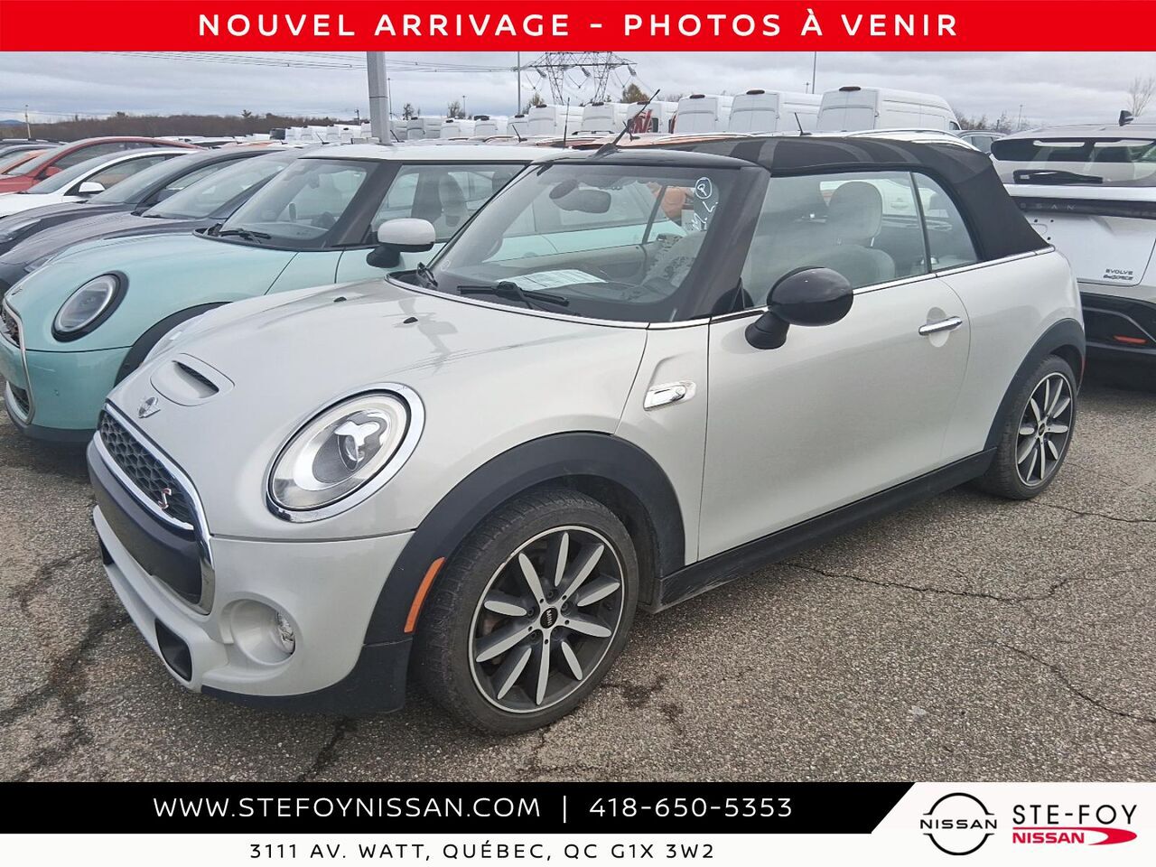 MINI cabriolet 2018 Gris Ste-Foy - photo #0