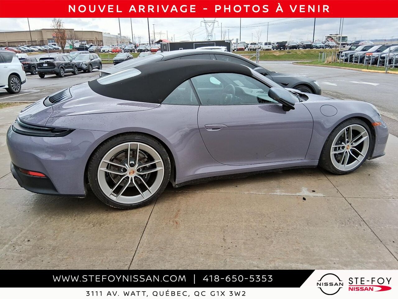 Porsche 911 CARRERA T CONVERTIBLE 2026 Mauve Ste-Foy - photo #0