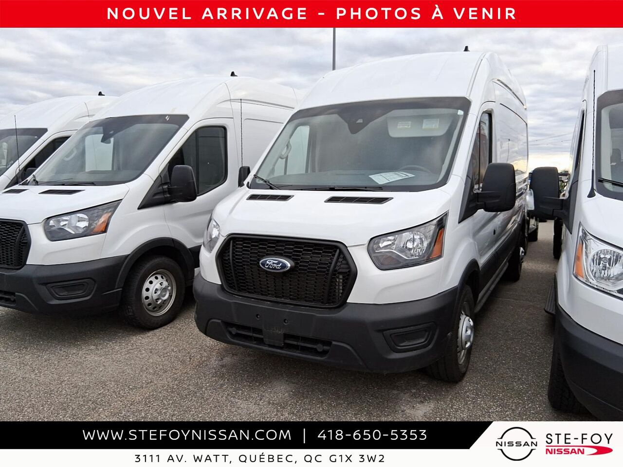 2024 Ford Transit TOIT HAUT TRACTION INTEGRALE White Ste-Foy - photo #0