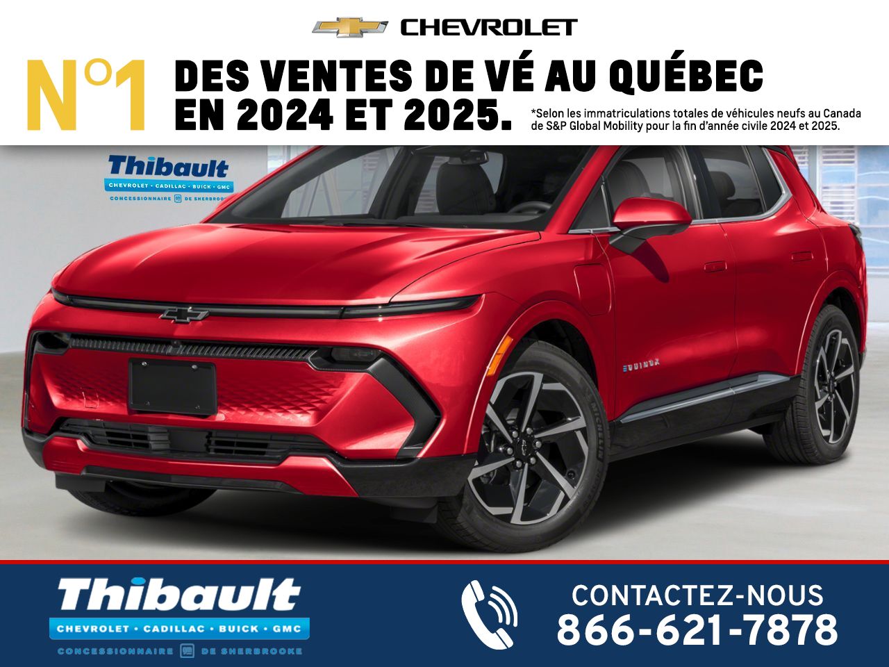2026 CHEVROLET Equinox EV 4 portes - LT Radiant Red Tintcoat Sherbrooke - photo #0