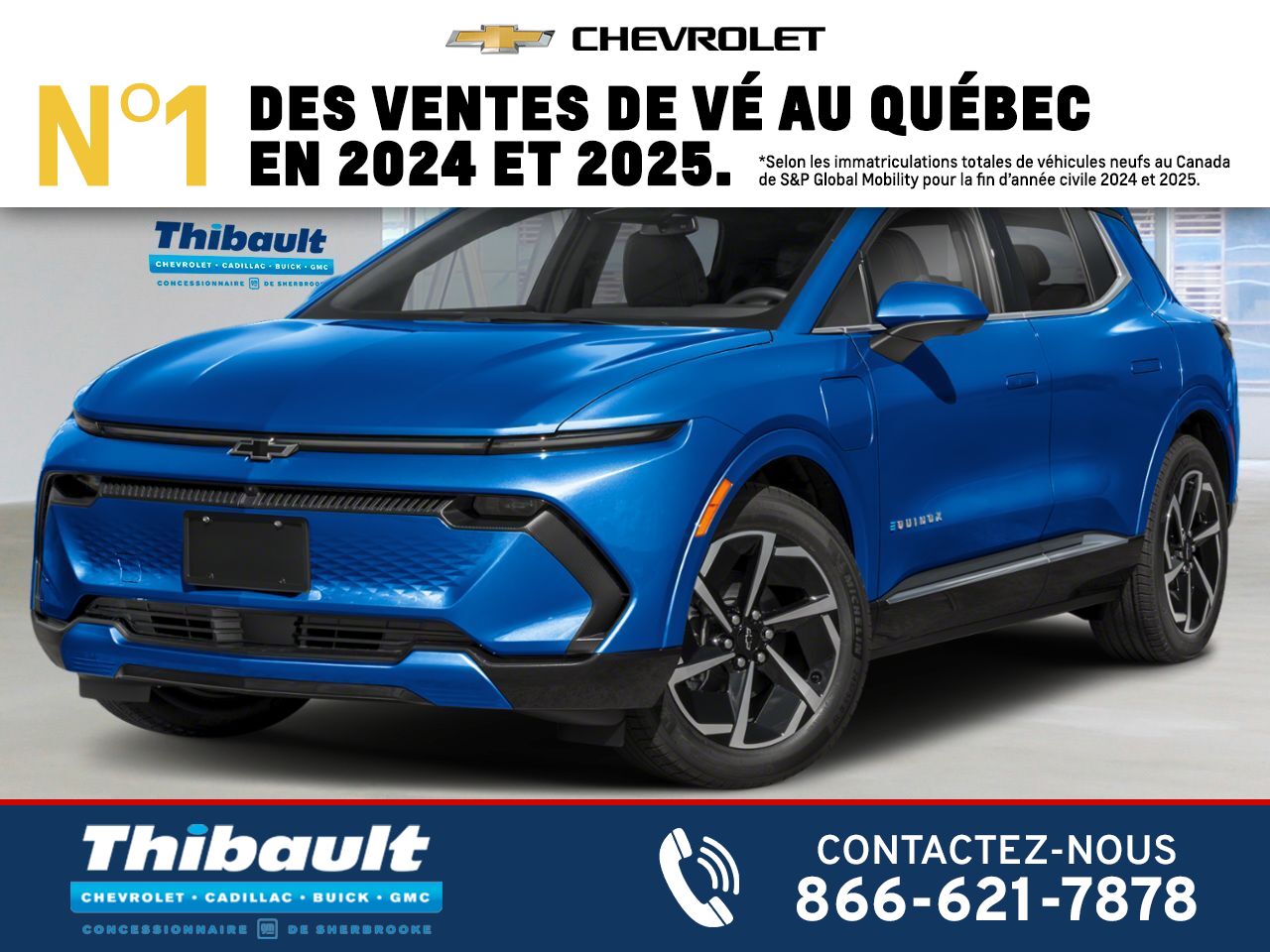 2026 CHEVROLET Equinox EV 4 portes - LT Riptide Blue Metallic Sherbrooke - photo #0