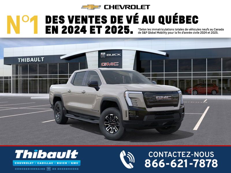 2026 GMC Sierra EV &Eacute;levation cabine multiplace 4RMe &agrave; autonomie standard Coastal Dune Sherbrooke - photo #0