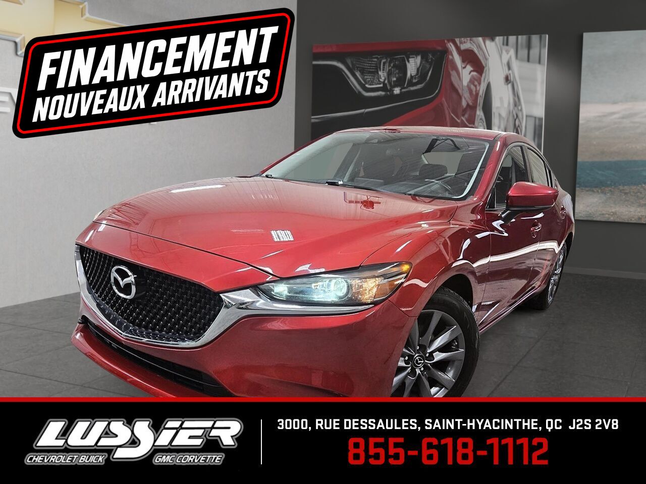 Red 2020 Mazda MAZDA6 GS FWD Sedan Automatic