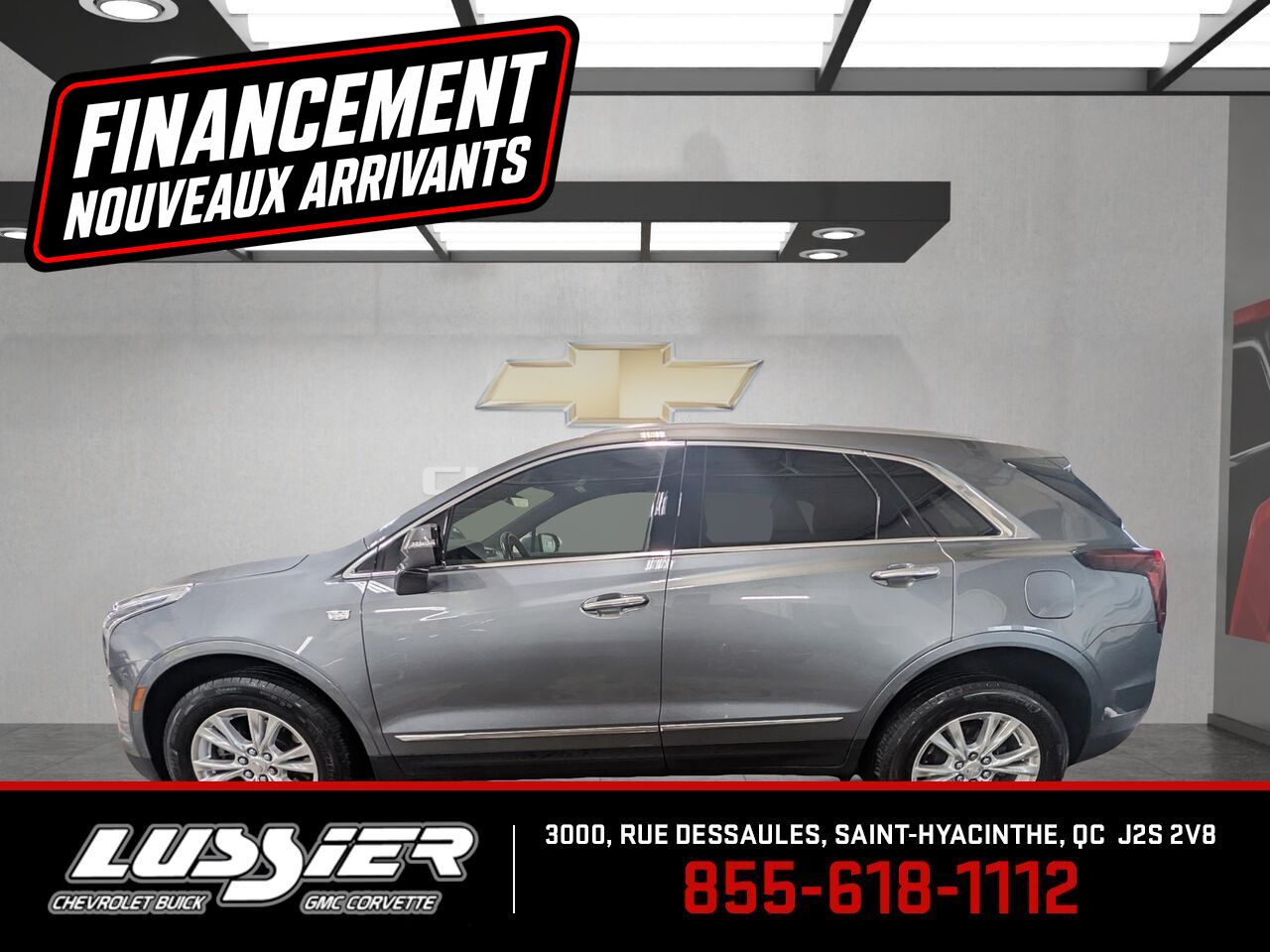 Silver 2022 Cadillac XT5 Luxury AWD SUV / Crossover Four-Wheel Drive Automatic