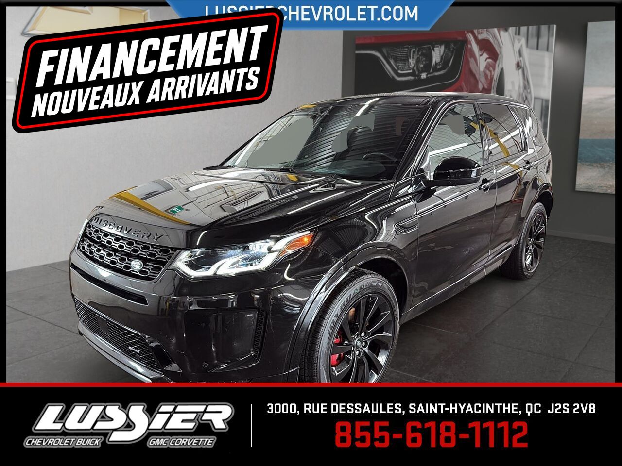 Black 2023 Land Rover Discovery Sport P250 SE R-Dynamic AWD SUV / Crossover All-Wheel Drive Automatic