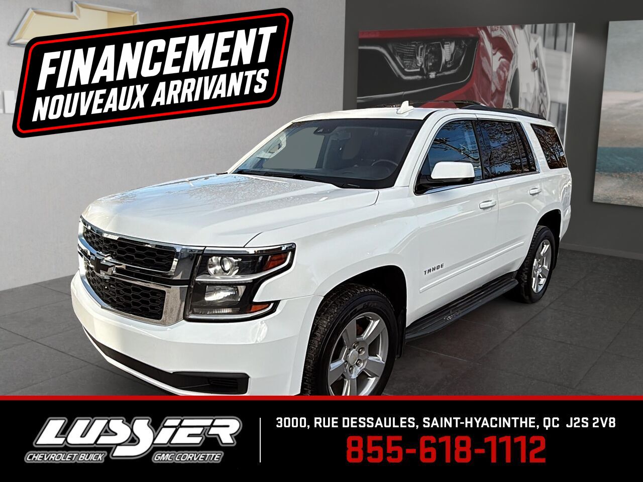 White 2017 Chevrolet Tahoe LS 4WD SUV / Crossover Four-Wheel Drive Automatic