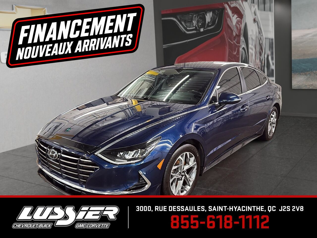 Blue 2020 Hyundai Sonata Sedan  Automatic