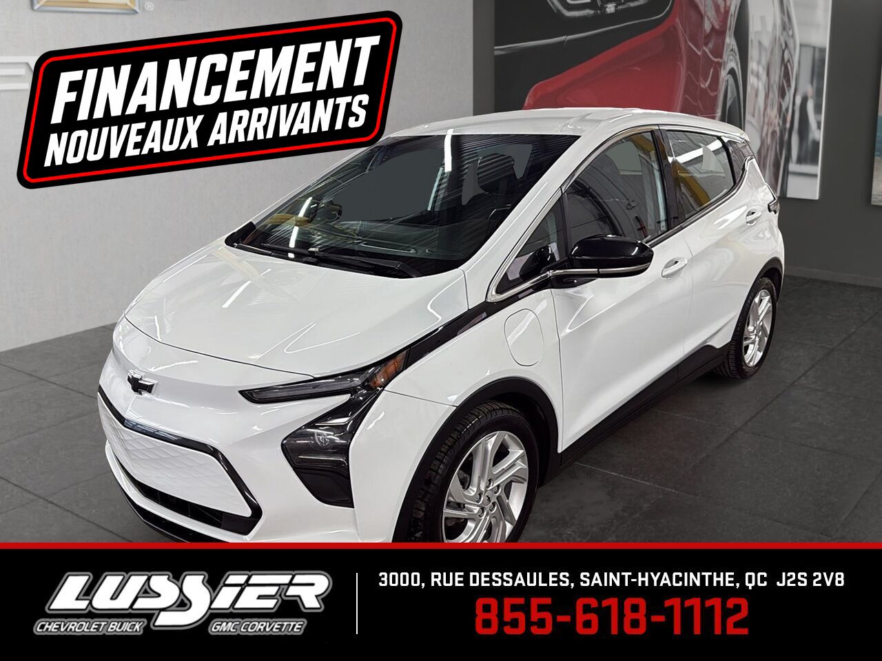 CHEVROLET BOLT LT 2023 Blanc Saint-Hyacinthe - photo #0