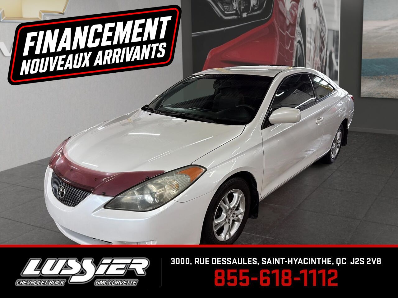 White 2005 Toyota Camry Solara SE Coupe Front-Wheel Drive Automatic