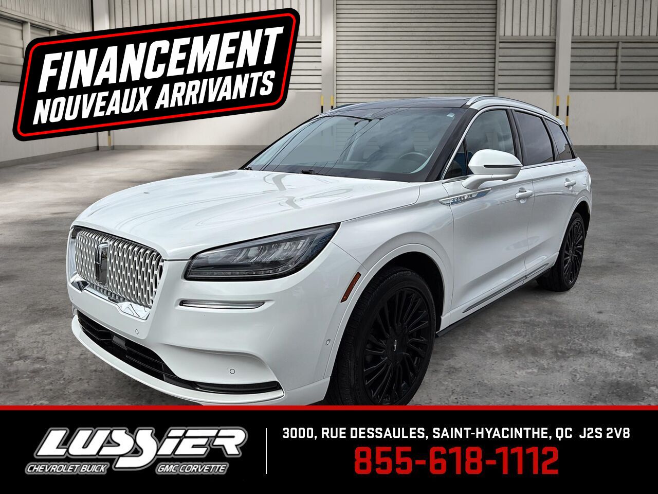 White 2021 Lincoln Corsair Reserve AWD SUV / Crossover All-Wheel Drive Automatic