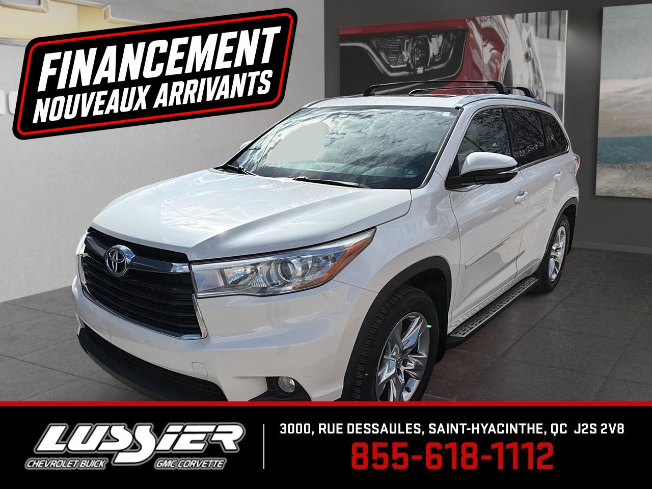 White 2014 Toyota Highlander Limited AWD SUV / Crossover All-Wheel Drive