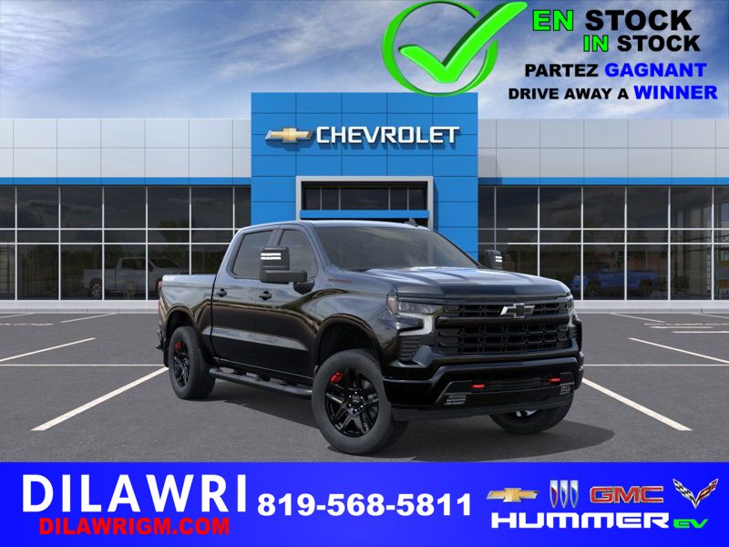 CHEVROLET Silverado 1500 RST cabine multiplace 4RM 147 po 2026 NOIR Gatineau - photo #0