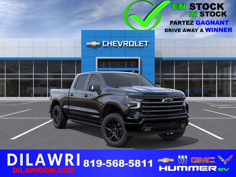 2026 CHEVROLET Silverado 1500 High Country cabine multiplace 4RM 157 po BLACK Gatineau - photo #0