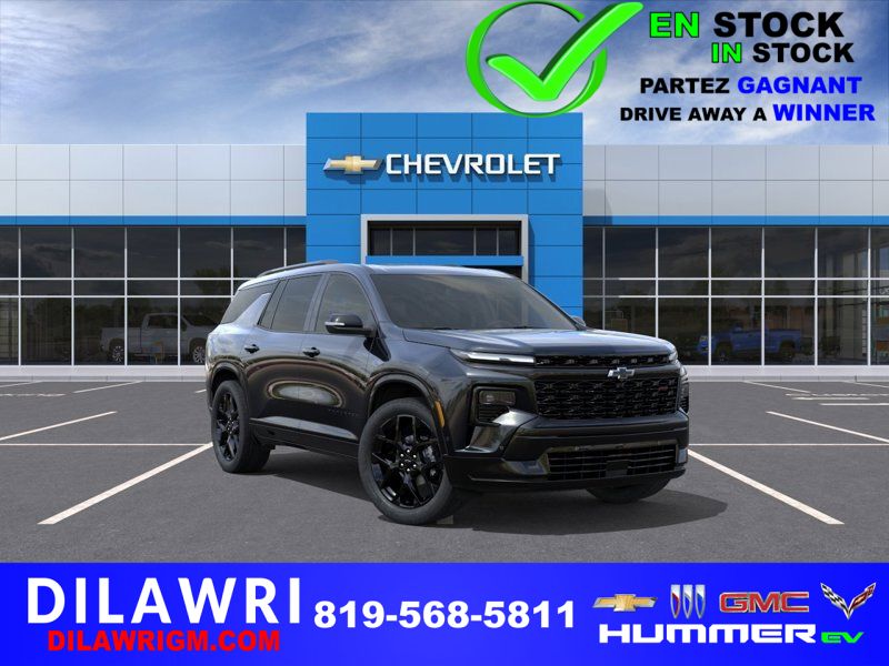 2026 CHEVROLET Traverse RS 4 portes TI Mosaic Black Metallic Gatineau - photo #0