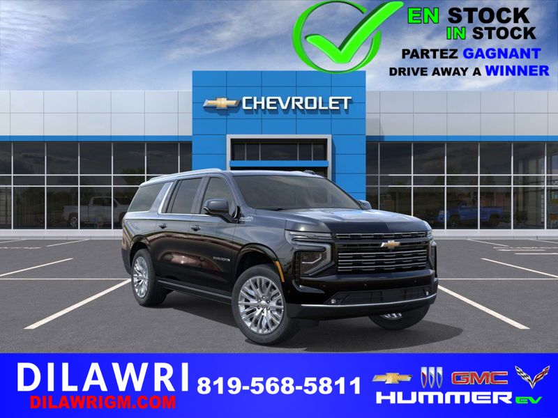 CHEVROLET Suburban High Country 4 portes 4RM 2026 Noir Ottawa & Gatineau - photo #0