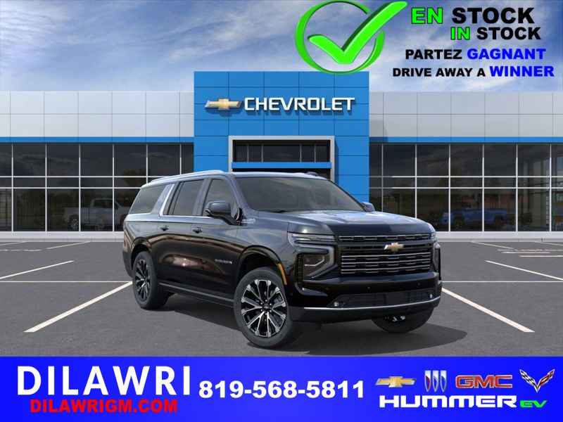 CHEVROLET Suburban High Country 4 portes 4RM 2026 NOIR Gatineau - photo #0
