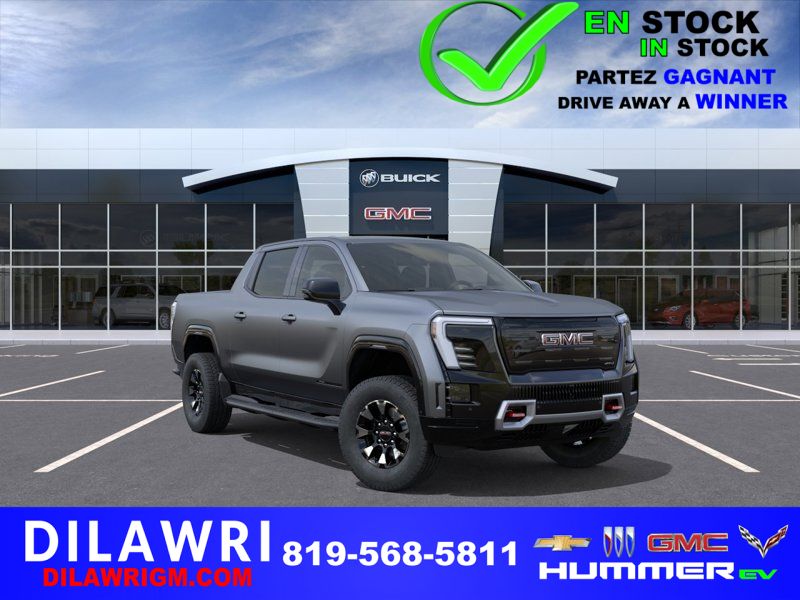 GMC Sierra EV AT4 cabine multiplace 4RMe &agrave; autonomie maximale 2026 Gris Magnus mat Gatineau - photo #0