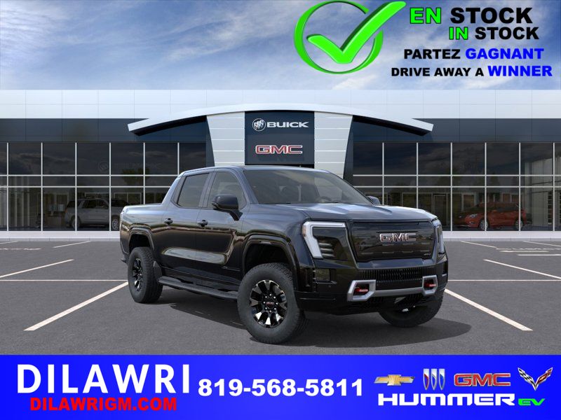 2026 GMC Sierra EV AT4 cabine multiplace 4RMe &agrave; autonomie maximale Onyx Black Gatineau - photo #0