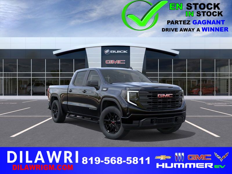 GMC Sierra 1500 Pro cabine multiplace 4RM 157 po 2026 Noir onyx Gatineau - photo #0