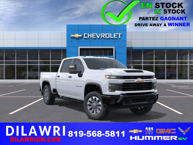 CHEVROLET Silverado 2500HD Custom cabine multiplace 4RM 159 po 2026 BLANC SOMMET Gatineau - photo #0