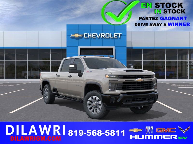 CHEVROLET Silverado 2500HD Custom cabine multiplace 4RM 159 po 2026 SABLES BLANC Gatineau - photo #0