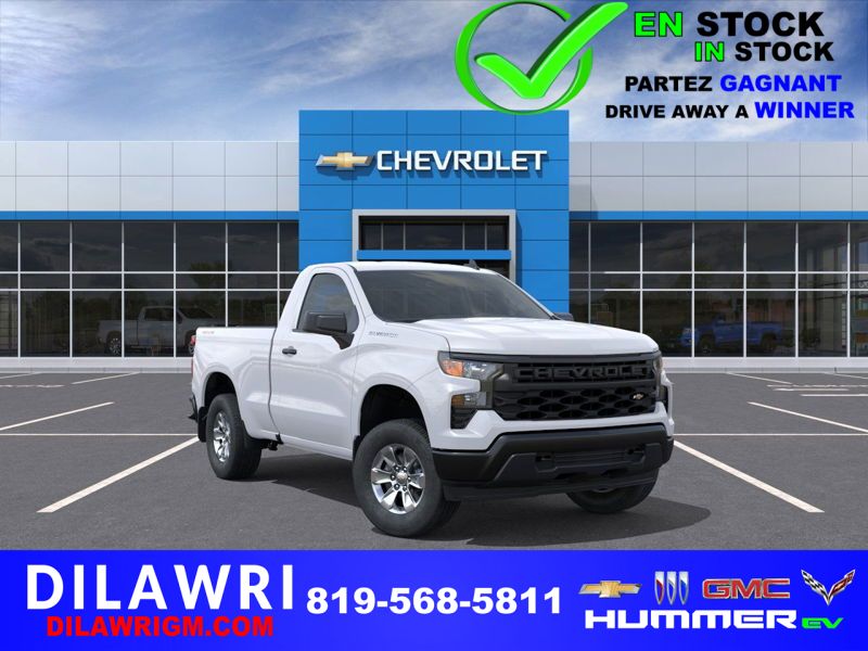 2026 CHEVROLET Silverado 1500 WT cabine classique 4RM 126 po Summit White Ottawa & Gatineau - photo #0