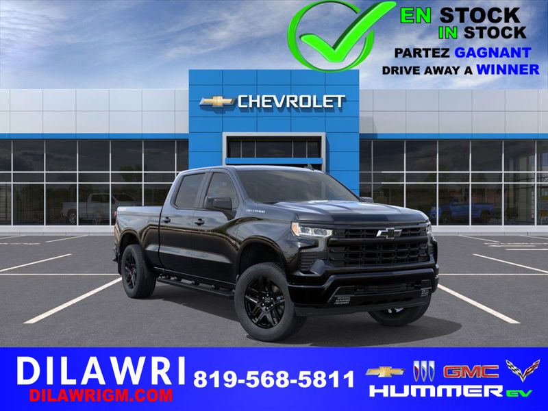 CHEVROLET Silverado 1500 RST cabine multiplace 4RM 157 po 2026 NOIR Gatineau - photo #0