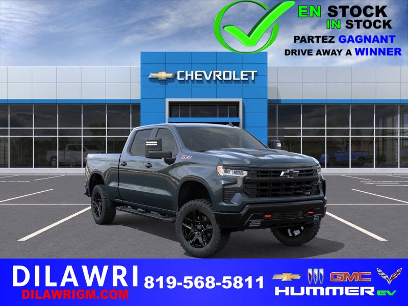 CHEVROLET Silverado 1500 LT Trail Boss cabine multiplace 4RM 157 po 2026 GRIS CYPRES Gatineau - photo #0