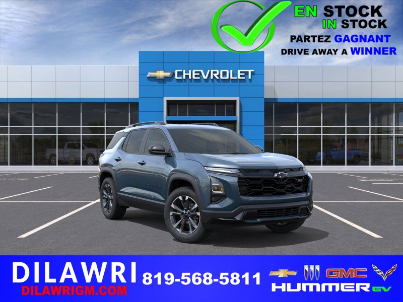 CHEVROLET Equinox RS 4 portes TI 2026 BLEU RIVERAIN METALLISE Gatineau - photo #0