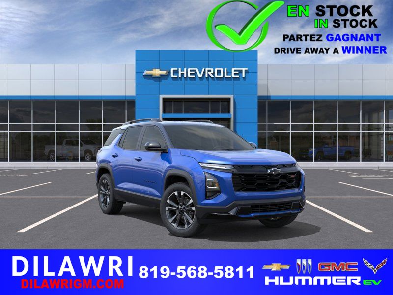 2026 CHEVROLET Equinox RS 4 portes TI Reef Blue Metallic Ottawa & Gatineau - photo #0