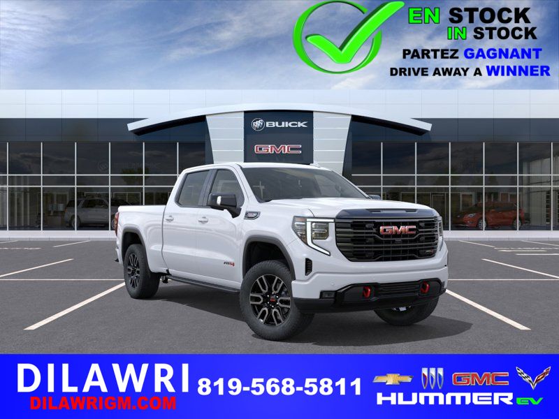 2026 GMC SIERRA 1500 AT4 cabine multiplace 4RM 157 po SUMMIT WHITE Gatineau - photo #0